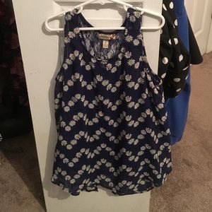 flowered tank top