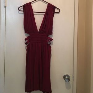 Express S Crimson dress