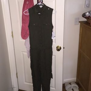 Olive green jumpsuit