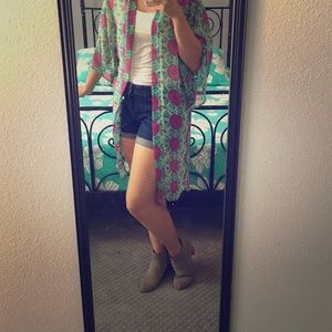 Swimsuit cover up or over outfit Kimono