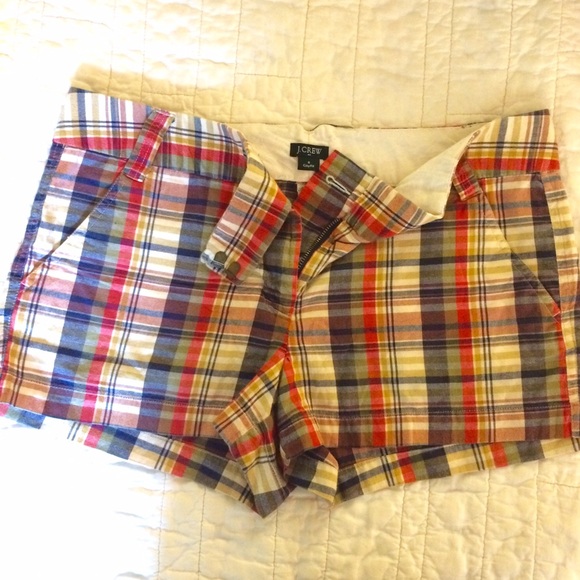 J. Crew Plaid Shorts