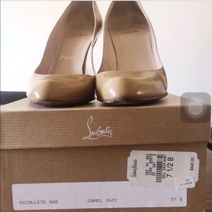 Christian Louboutin Decollete Camel Jazz