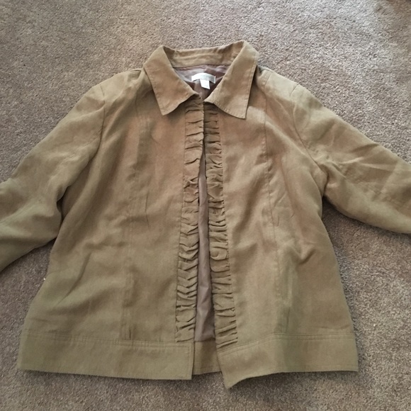 Tan jacket perfect for work