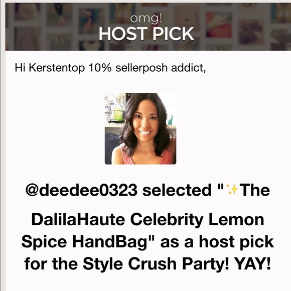 The Dalila🍋Haute Celebrity Lemon Spice HandBag✨HP - Picture 4 of 4