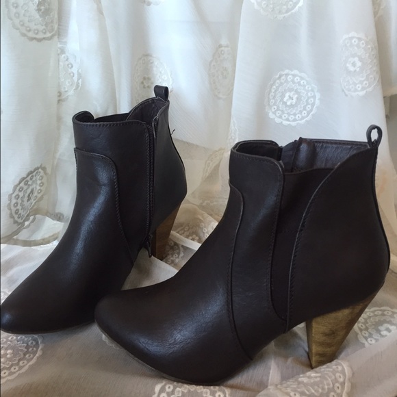 Brown booties!