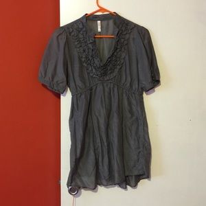 Xhiliration Silver Tunic