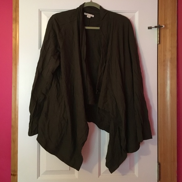 Dark green cardigan
