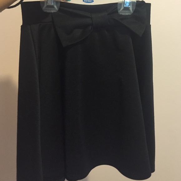 Black Bow Skirt