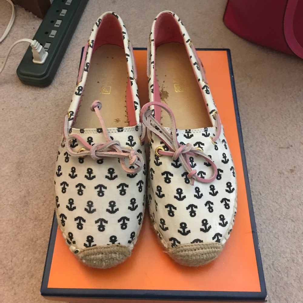 *REDUCED* Sperry anchor patterned espadrilles