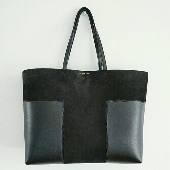 Tory Burch Handbags - 🆕 Tory Burch Block T Large Tote Black Leather