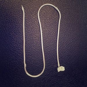 Silver necklace 18"