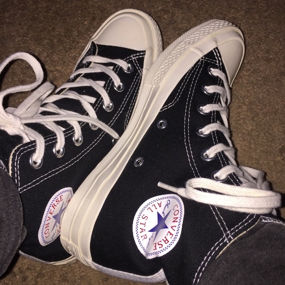 BRAND NEW b&w Converse Hi-tops