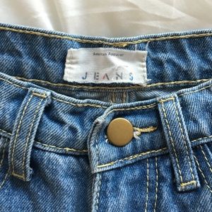 High Waisted American Apparel Mom Jeans