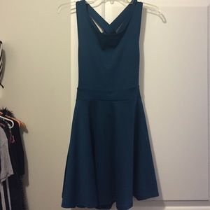 Teal dress
