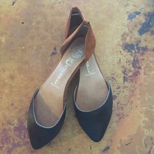 2 tone J Campbell d'orsey flats.