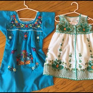 Toddler dresses Mexican style 2T 3T