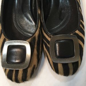 Genuine Calf Hair Ballet Flats