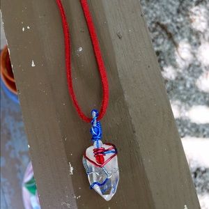 Clear Quartz Point Handmade Necklace!