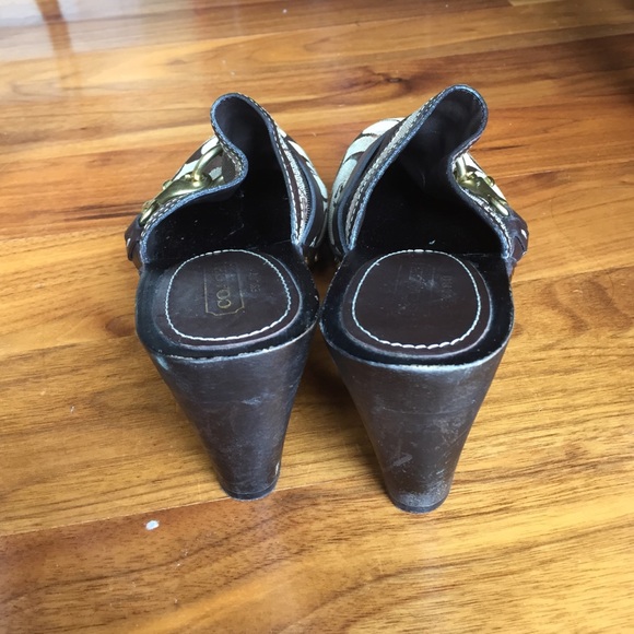 Coach Heeled Clogs - Picture 4 of 4