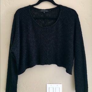 long sleeve crop top