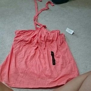 Halter top banana Republic NWT peach