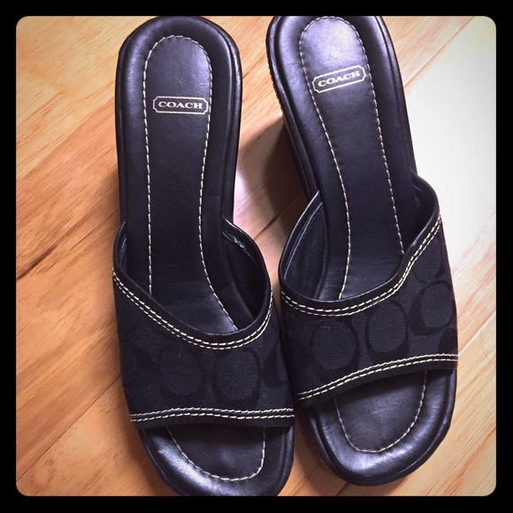 Coach wedges