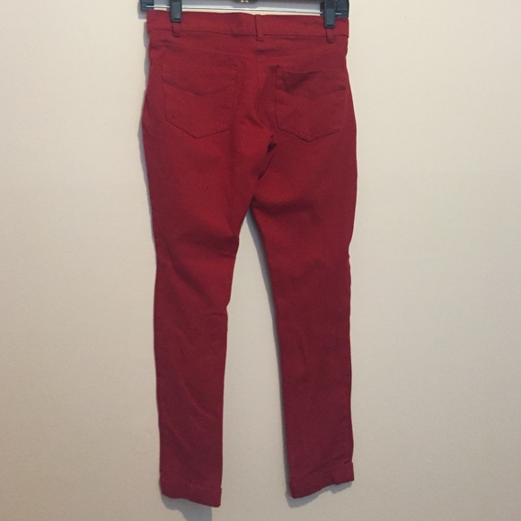 Red Jeggings - Picture 2 of 2