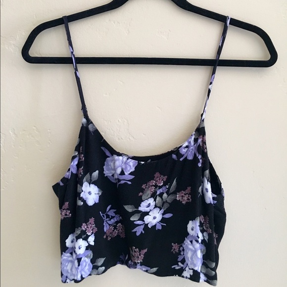 floral crop top