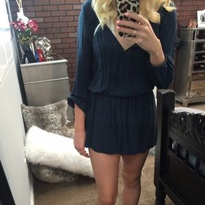 Navy blue romper