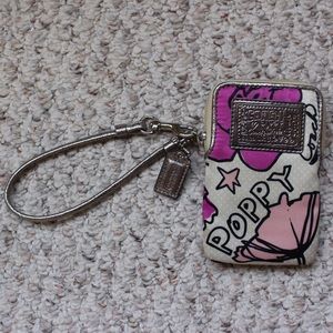 Coach Poppy Wristlet