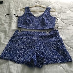Crop Top and Short Set