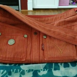 Levi's Denim Orange shoulder bag