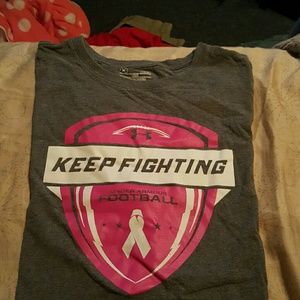 Under armour breast cancer shirt