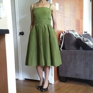 Green Meave Anthropology Dress