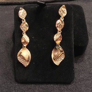 Gold toned earrings