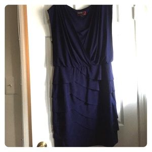 Navy cocktail dress
