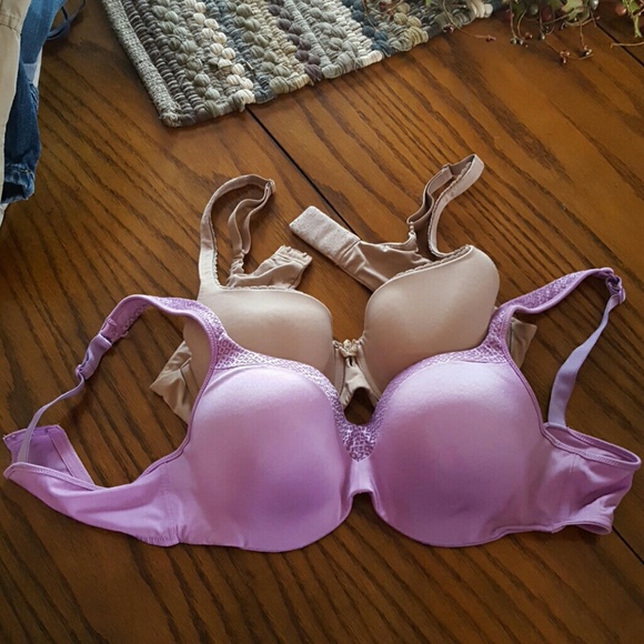 Two 38 B  full cup bras. Victoria and Playtex