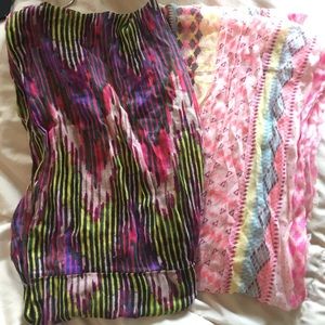 American Eagle fashion scarf pair