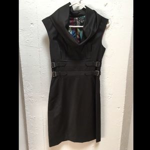 Ted Baker Fitted Black Dress