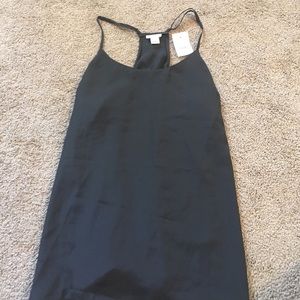 J. Crew black racer back tank