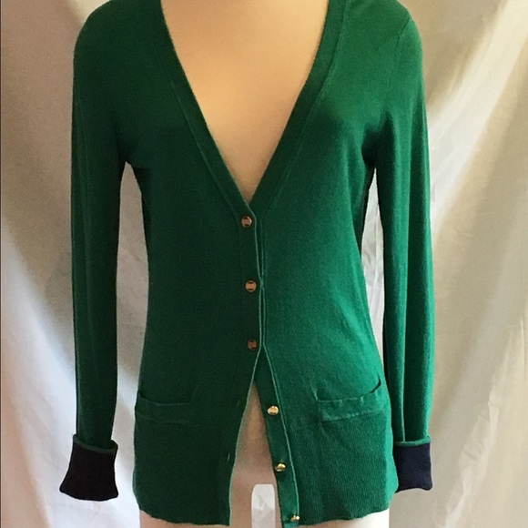 Banana Republic Emerald Green Cardigan