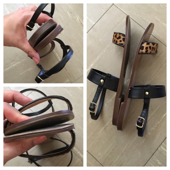 J. Crew Factory Leopard Sandals - Picture 4 of 4