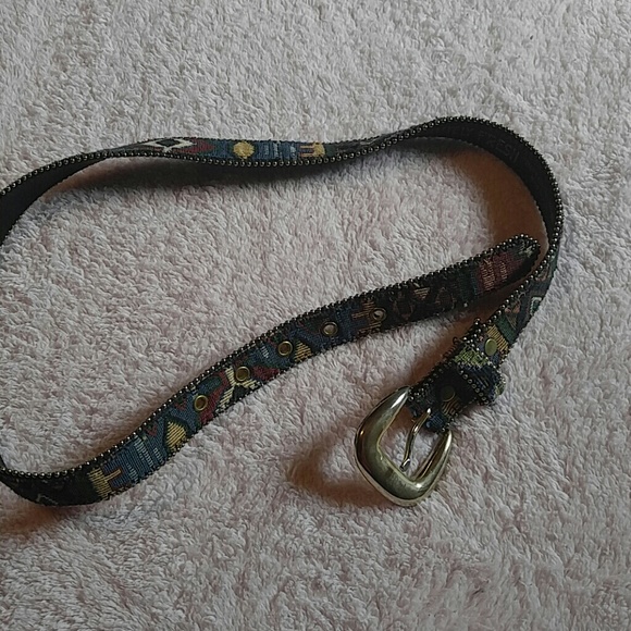 Small multi color belt