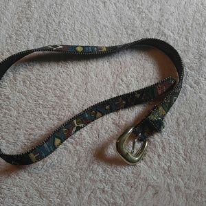 Small multi color belt