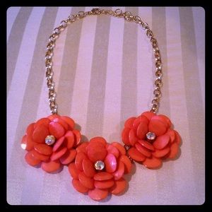 Coral Flower Necklace