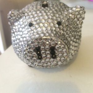 Cute bedazzled sparkley mini piggy bank
