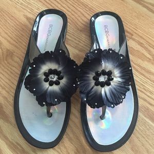 Brand new never worn BCBG flip flops