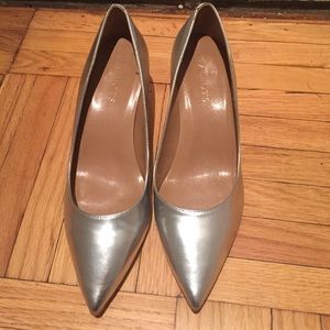 Talbots silver heels
