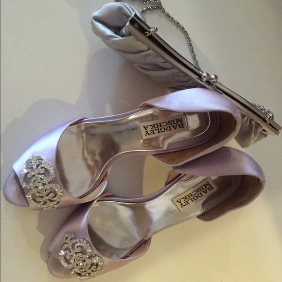 Lavender Badgley Mischka Heels 7.5