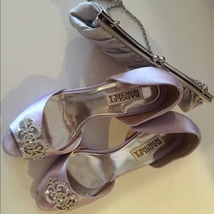 Lavender Badgley Mischka Heels 7.5